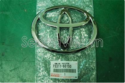 Logo ca lăng trước Toyota Land Cruiser Prado 7531160150 chính hãng