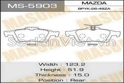 Má phanh đĩa sau Mazda 3 MS-5903 giá rẻ