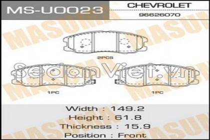 Má phanh trước Chevrolet Captiva MS-U0023 giá rẻ