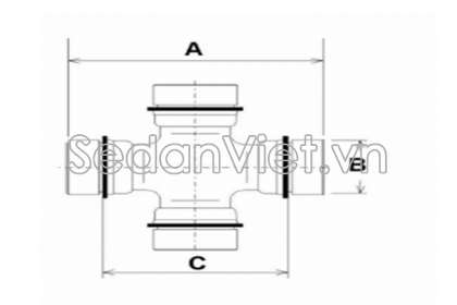 Bi chữ thập Toyota Fortuner 2009-2012