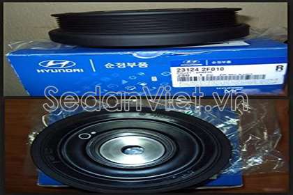 Puly trục cơ Hyundai Santafe 2010-2012