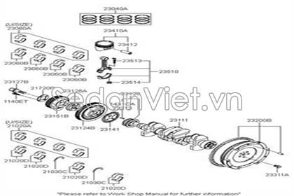 Puly trục cơ Hyundai Getz 2006-2010