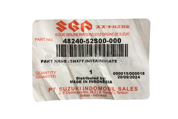 Khớp các đăng lái 4824052S00000