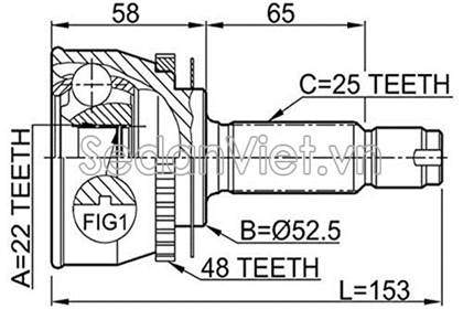 Đầu láp ngoài Hyundai Getz 2006-2010