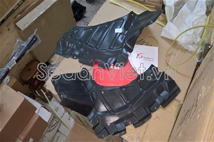 Chắn bùn gầm máy trái dùng cho xe Toyota Vios 2003-2006