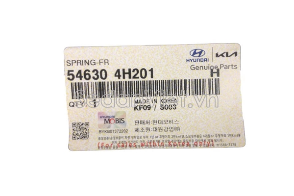 Lò xo giảm xóc trước 546304H201