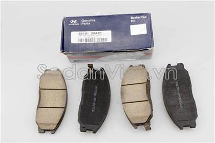 Má phanh trước Hyundai Santafe Gold 2001-2005