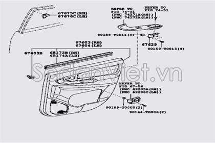 phụ tùng Táp bi cửa sau giá tốt