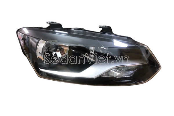 Vỏ đèn pha phải Volkswagen Polo 2015-2017