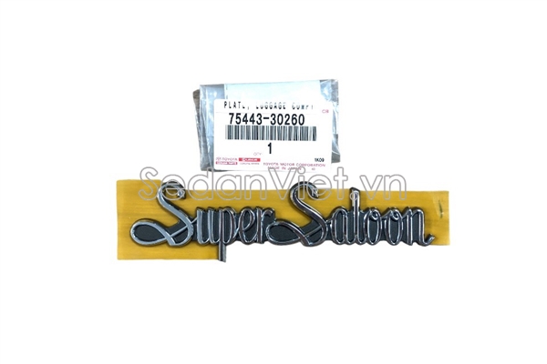 Chữ super saloon 7544330260
