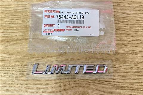 Chữ limited