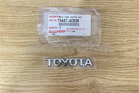 Chữ toyota