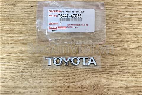 Chữ toyota 75447AC030