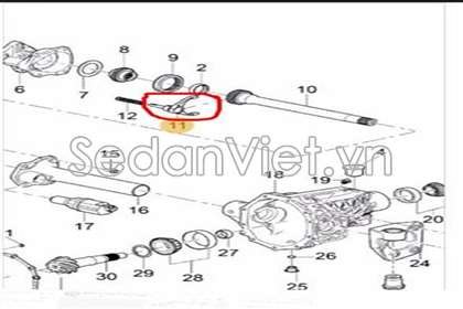 Cần gật bánh răng cầu 94767736