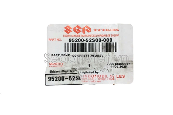 Lốc điều hòa 9520052S00000