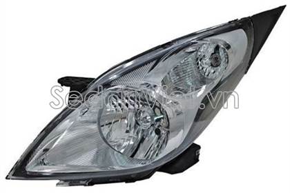 Vỏ đèn pha trái dùng cho xe Daewoo Matiz Groove 2010-2012