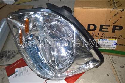Vỏ đèn pha trái Mitsubishi Jolie 2004-2006