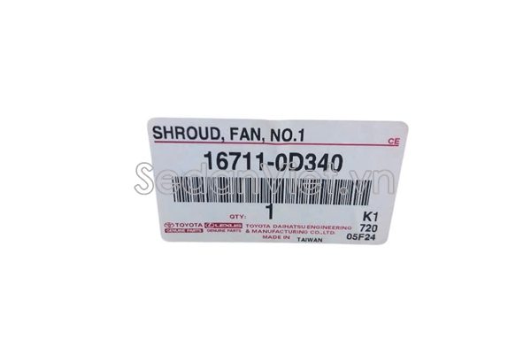 Lồng quạt gió động cơ Toyota Corolla Altis 2014