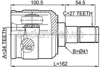 Láp trong phiên bản 1 cầu 27x24x41 Hyundai Tucson