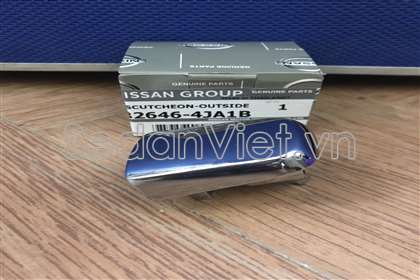Tay mở cửa ngoài đoạn ngắn có mạ Nissan Navara NP300 2015