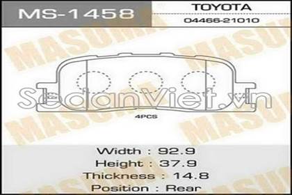 Má phanh đĩa sau Toyota Camry 2002-2004