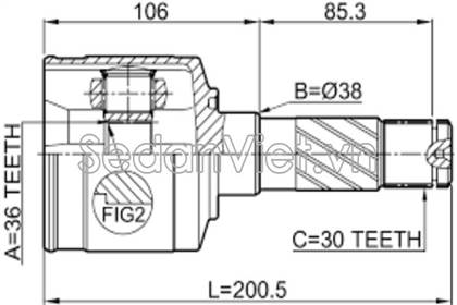 Láp trong 30x38x36 Ford Everest