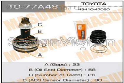 Đầu láp ngoài Toyota Vios 2008-2013