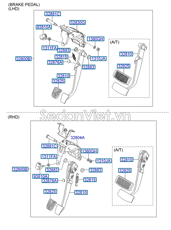 Công tắc đèn phanh Hyundai i30 CW 2008-2011