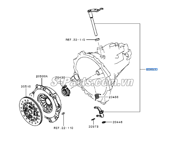 Bàn ép Daihatsu citivan 2000