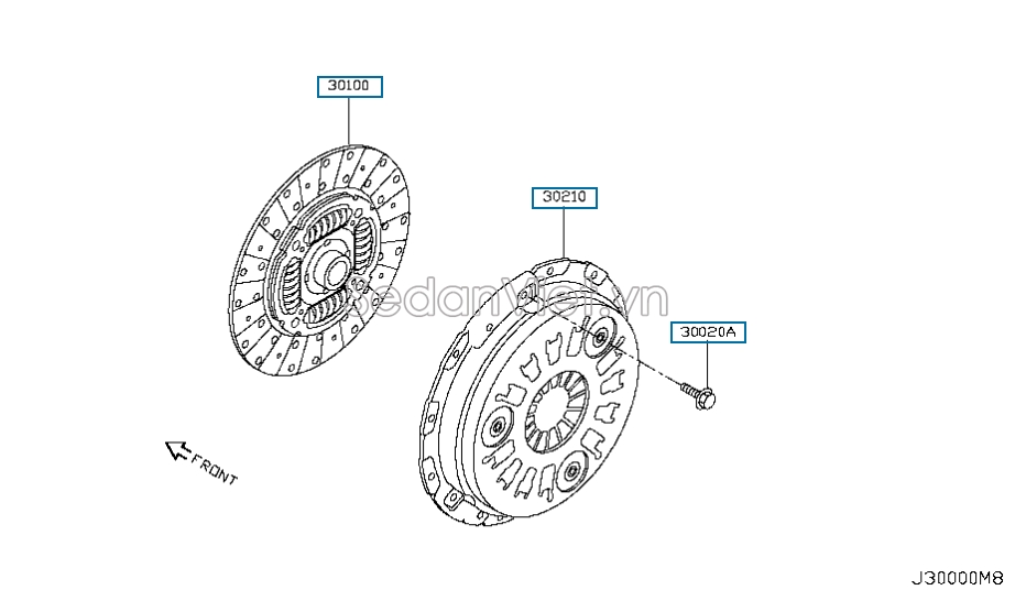 Lá côn Nissan Navara NP300 2015