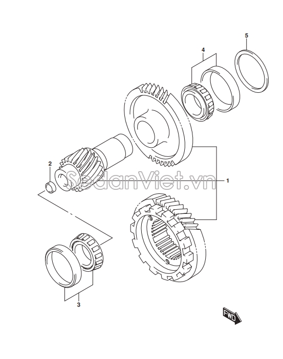 Bi trục đầu ra Suzuki XL7 2020