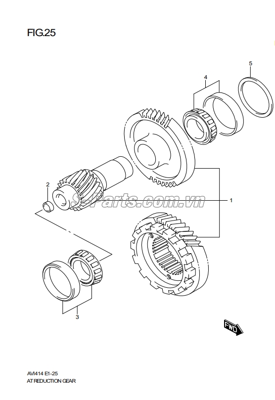 Phớt vành chậu quả dứa Suzuki XL7 2020