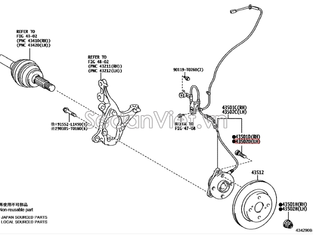 Bi moay ơ trước Toyota Vios 2014-2016