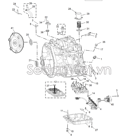 Dây điện hộp số tự động MG ZS 2020-2023