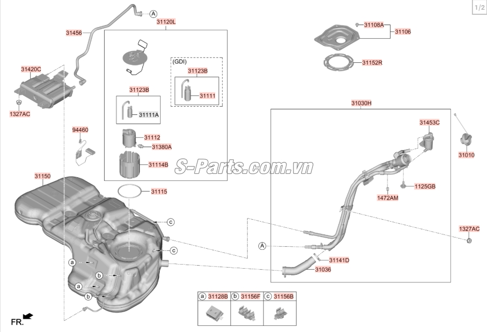 Motor bơm xăng KIA Carnival 2021-2024