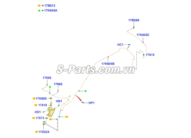 Mô tơ bơm nước rửa kính Ford Ecosport 2013-2016