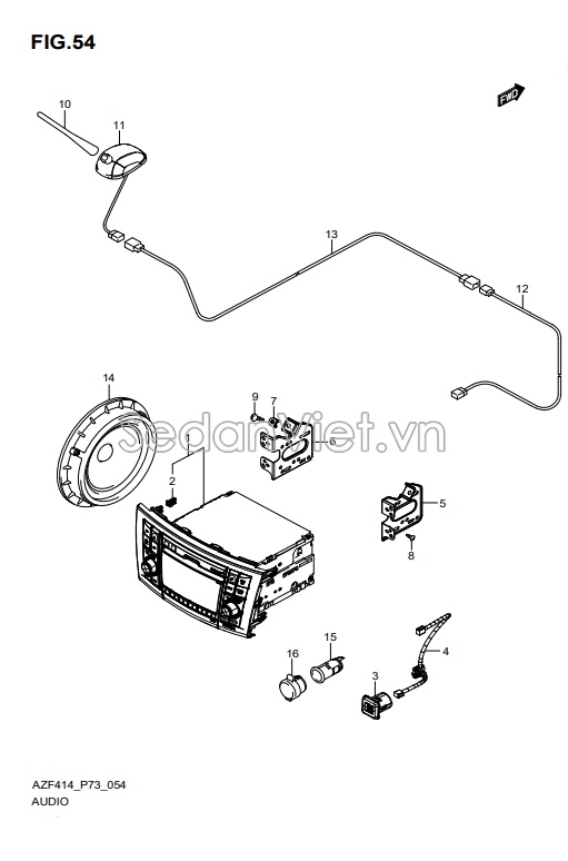 Loa cánh cửa Suzuki Celerio 2017
