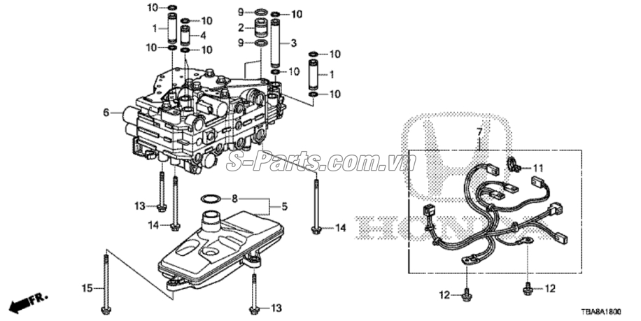 Lọc dầu hộp số tự động Honda City 2017