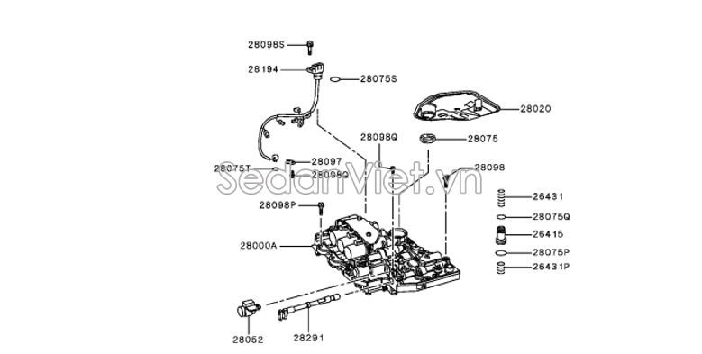 LỌC DẦU HỘP SỐ TỰ ĐỘNG MITSUBISHI XPANDER 2804A057 CHÍNH HÃNG ...