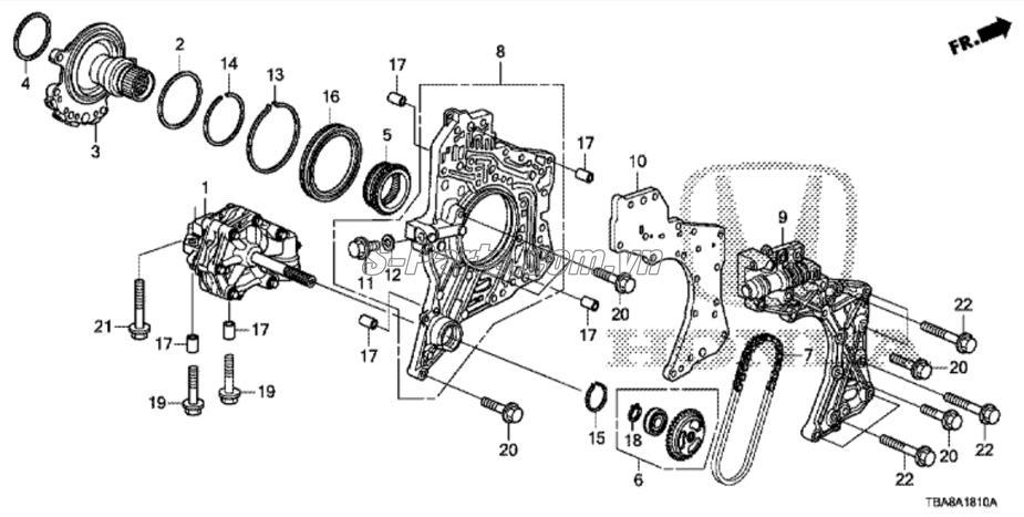 Xích hộp số CVT Honda City 2017
