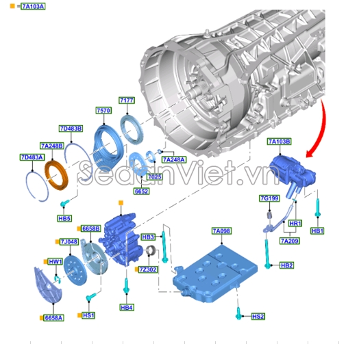 Lọc dầu số Ford Ranger 2022-2024