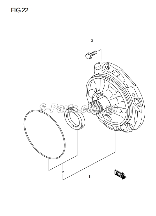 Bơm nhớt quả bí Suzuki Ertiga 2018