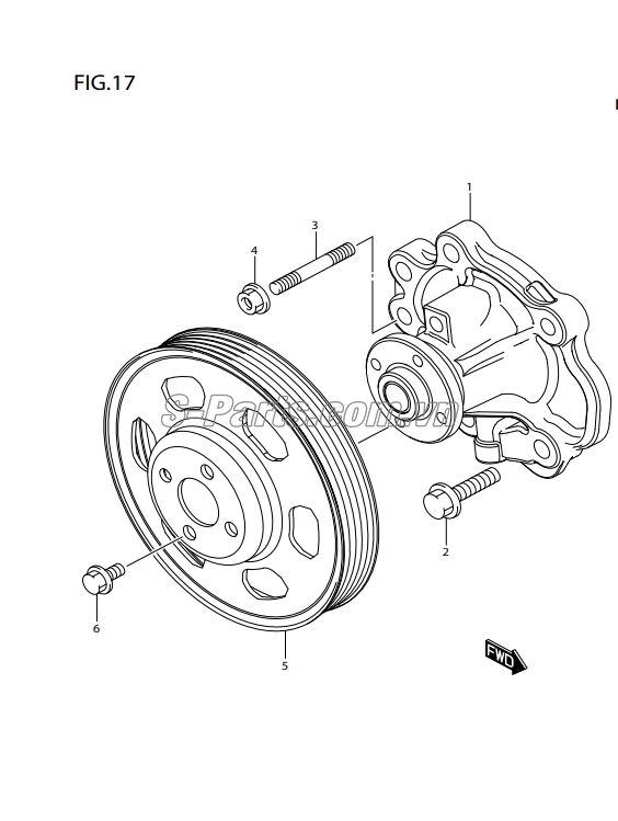 Bơm nước động cơ Suzuki Ertiga 2018