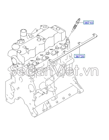Bugi sấy Hyundai Starex 2014-2016