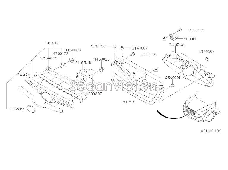 Ca lăng Subaru Forester 2018