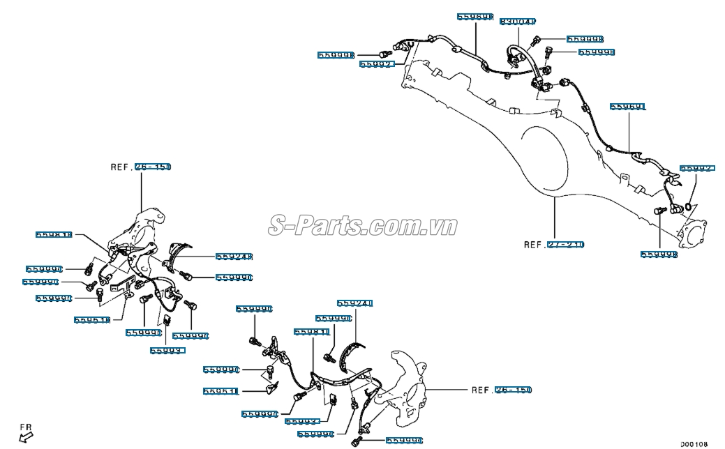 Cảm biến ABS Mitsubishi Pajero Sport 2017