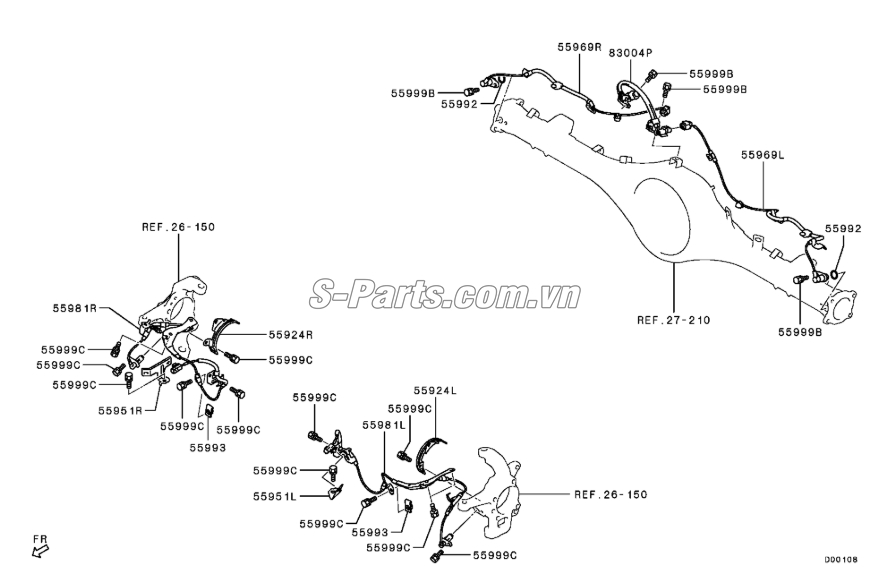 Cảm biến ABS Mitsubishi Pajero Sport 2017