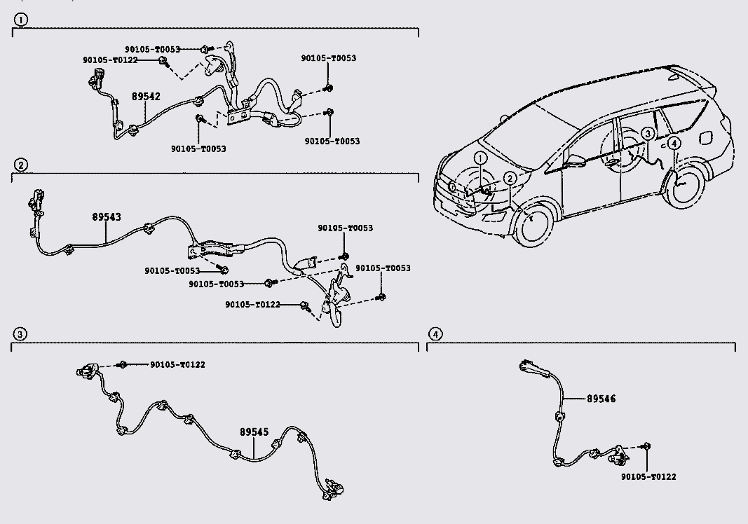 Cảm biến ABS Toyota innova 2017