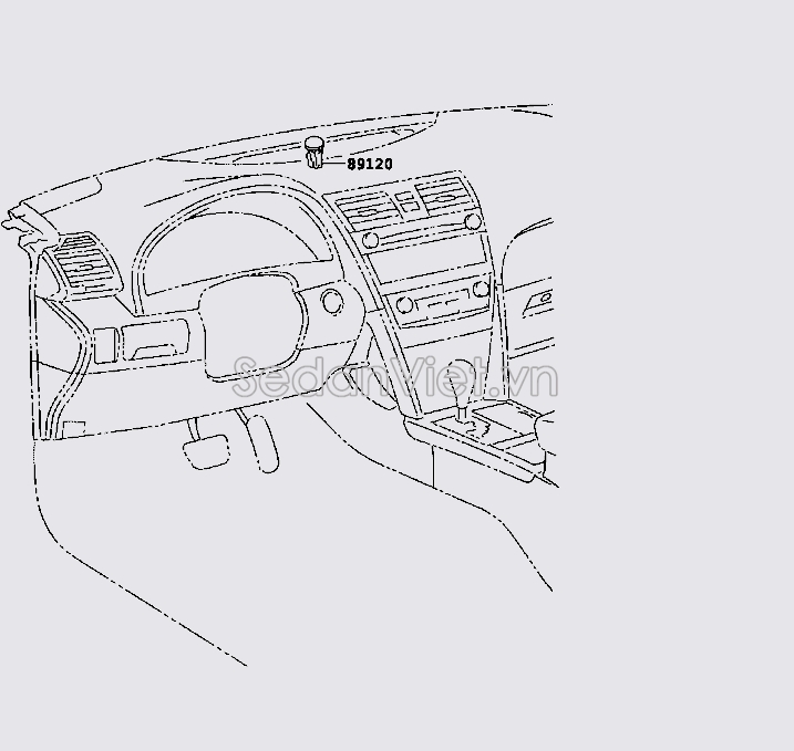 Cảm biến ánh sáng ngoài trời Toyota Camry 2007-2008