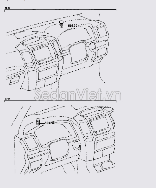 Cảm biến ánh sáng ngoài trời Toyota Camry 2007-2008